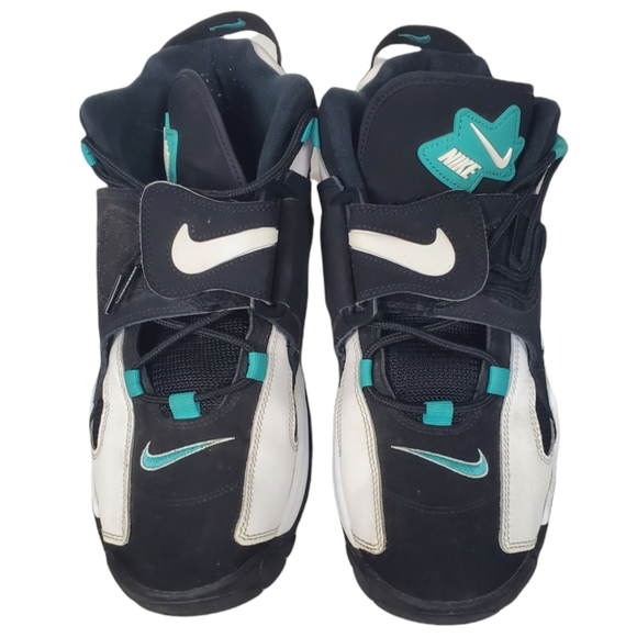 nike air barrage mid black white cabana